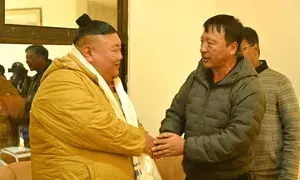 Nagaland & Sikkim tourism ministers hold meeting at Hornbill festival