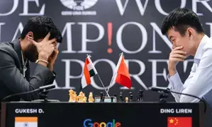 World Chess Championship: Gukesh lets Ding Liren escape with a draw