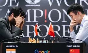 World Chess Championship: Ding Liren dodges a bullet as Gukesh misses chances in draw (Ld)