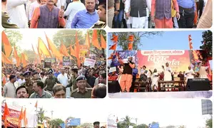 Massive protests held across MP to extend support to B’desh Hindu community