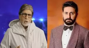 An Irate Amitabh Bachchan stands up for his son Abhishek