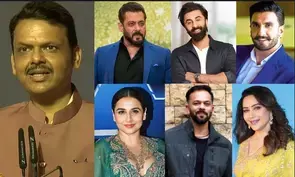 Bollywood makes a beeline at the swearing in ceremony of Maharashtra  CM Devendra Fadnavis