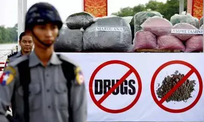 188,000 stimulant tablets, 16 kg of ICE seized in Myanmar