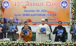 Omar Abdullah addresses 42nd Annual Day celebrations of SKIMS