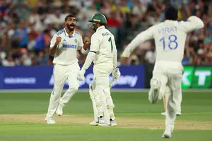 BGT 2024-25: Bumrah becomes third Indian pacer to take 50 Test wickets in a calendar year BGT 2024-25: Bumrah becomes third Indian pacer to take 50 Test wickets in a calendar year