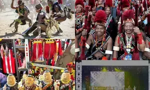 Waste management at Naga village Kisama a challenge as one lakh people visited Hornbill Festival