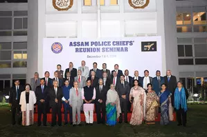 Assam CM attends first-ever reunion of chiefs of Assam Police