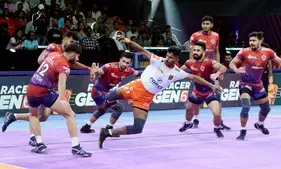 PKL Season 11: Gowda stands tall for UP Yoddhas in a crucial win against Puneri Paltan