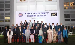 Assam CM attends first-ever reunion of chiefs of Assam Police
