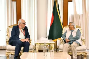 Bangladesh: Former head of Soros Open Society Foundations meets Yunus in Dhaka