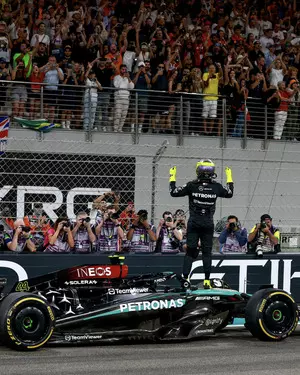 ‘A leap of faith turned into the history books: Hamilton bids farewell to Mercedes