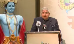 Guard against sinister designs to harm India: VP Dhankhar