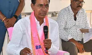 KCR slams Congress government over modification in ‘Telangana Thalli’ statue