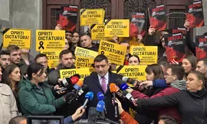 Romanias Constitution Day marked by outrage over cancelled presidential elections