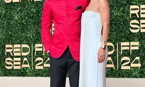 Ranbir Kapoor walks red carpet with actress Olivia Wilde at Red Sea  Film Festival