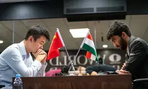 World Chess Championship: Ding survives Gukesh onslaught to draw Game 13