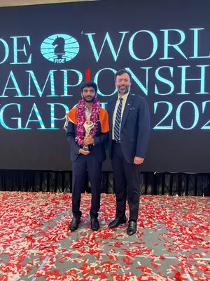 AICF chief Narang hails Gukesh, says he has started Chess Revolution 2.0 in India