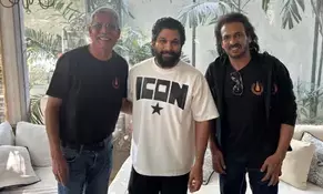 Superstar Allu Arjun meets Kannada star Upendra after release from  prison, wishes for his UI film