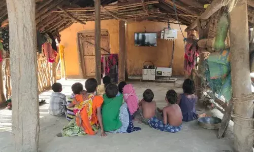 For the first time after 78 years of independence, this village of Chhattisgarh got the pleasure of watching TV