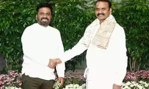 In first foreign visit after assuming office, Lanka Prez Dissanayaka arrives in India