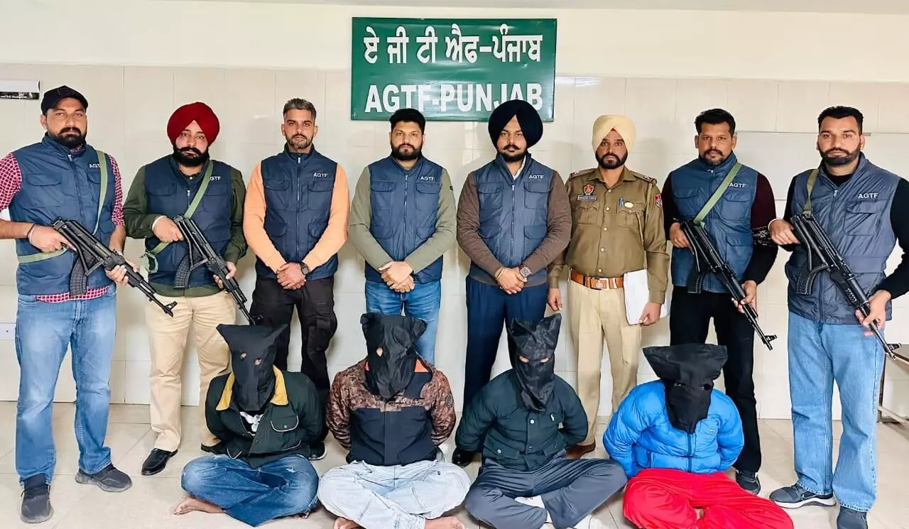 Punjab Police arrests four operatives of Canada-based terrorist Arsh Dalla; three pistols recovered Punjab Police arrests four operatives of Canada-based terrorist Arsh Dalla; three pistols recovered