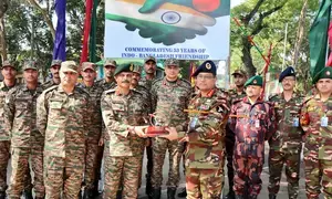 Vijay Diwas: Indian and Bangladesh Army exchange sweets at border