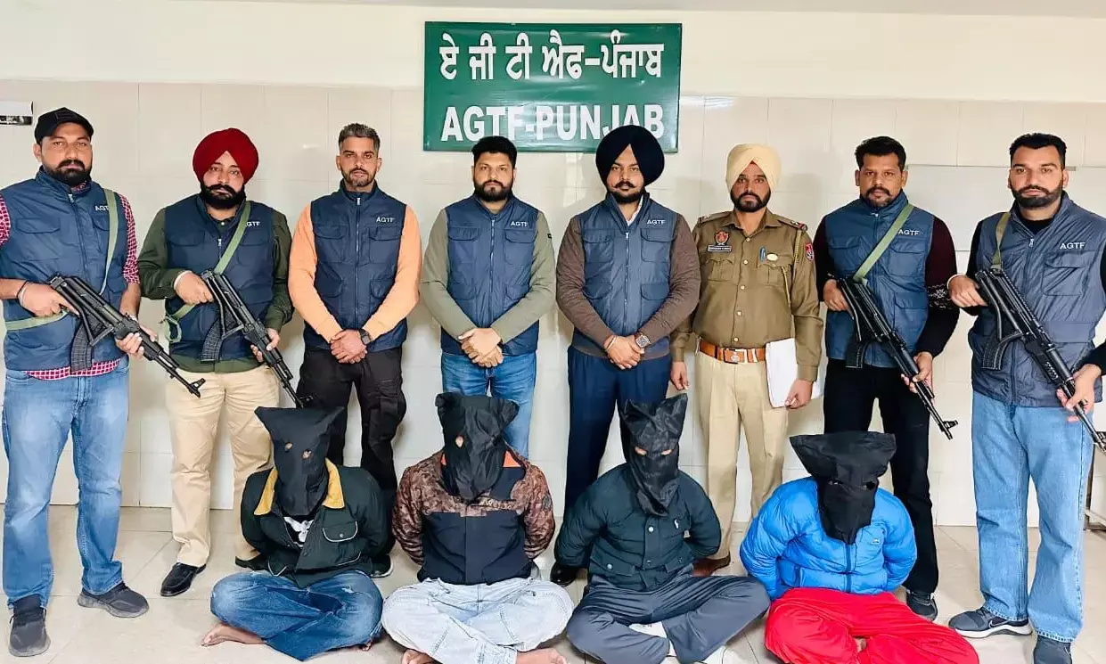 Punjab Police arrests four operatives of Canada-based terrorist Arsh Dalla; three pistols recovered