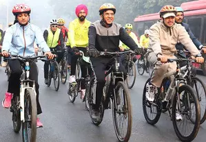 Mandaviya flags off ‘Fit India Cycling Drive’
