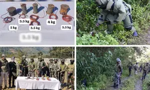 Army, Manipur Police recover five IEDs weighing 21.5 kg