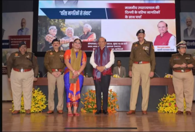 Delhi Police Hosts Samvad Program to Empower and Celebrate Senior Citizens Delhi Police Hosts Samvad Program to Empower and Celebrate Senior Citizens