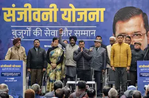 Free treatment at all hospitals: Kejriwal launches ‘Sanjeevani yojana’ for Delhis senior citizens Free treatment at all hospitals: Kejriwal launches ‘Sanjeevani yojana’ for Delhis senior citizens