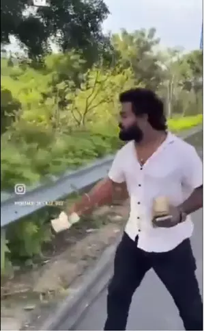 Instagram content creator held in Hyderabad for highway ‘Money Hunt’ challenge Instagram content creator held in Hyderabad for highway ‘Money Hunt’ challenge