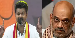 TVK chief Vijay hits out at Amit Shahs remarks on Ambedkar TVK chief Vijay hits out at Amit Shahs remarks on Ambedkar