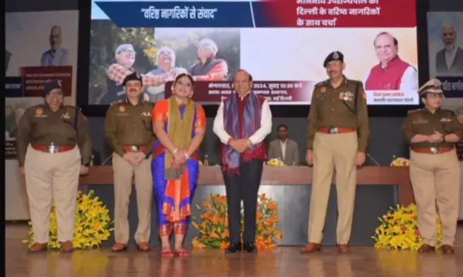 Delhi Police Hosts "Samvad" Program to Empower and Celebrate Senior Citizens Delhi Police Hosts "Samvad" Program to Empower and Celebrate Senior Citizens