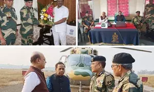 Security tightened along India-Bangladesh border in Tripura ahead of HM Shah’s 3-day visit, NEC meeting