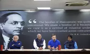 Our protest was peaceful, BJP MPs armed with sticks blocked us from  entering Parliament: Rahul