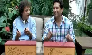 Sachin Tendulkar shares his memories with Ustad Zakir Hussain