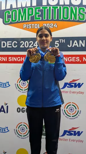 Shooting Nationals: Haryana teenager Suruchi stars with triple gold in women’s air pistol