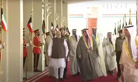 PM Modi arrives in Kuwait on a historic visit