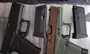 Two members of gang held in Punjab, 9 mm Glock pistols seized