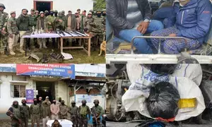 Manipur: Arms and ammunition recovered; two held with drugs