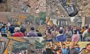 Stepwell discovered during excavation in Sambhals Chandausi area