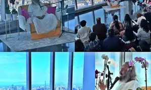 Sri Sri Ravi Shankars World Meditates with Gurudev shatters various records