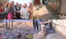 L-G Saxena visits Delhi areas, says peoples plight pathetic