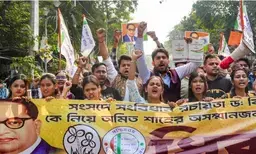 TMC takes out protest rallies throughout Bengal over Amit Shahs Ambedkar remarks