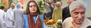 Gulzar, Shabana Azmi, Naseeruddin Shah pay last respects to cinema legend Shyam Benegal Gulzar, Shabana Azmi, Naseeruddin Shah pay last respects to cinema legend Shyam Benegal