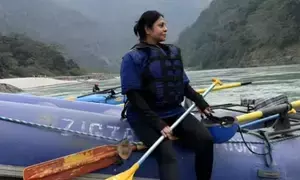 ‘Mother India’ Shefali Shah goes river rafting in Rishikesh