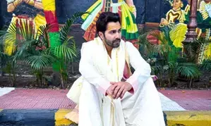 Varun seeks blessings at Mahakaleshwar Temple ahead of ‘Baby John’ release