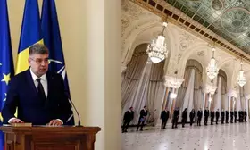 Romanias new coalition government sworn in