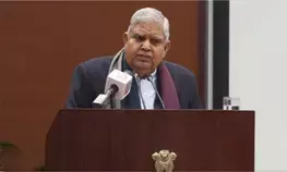 Media should hold MPs accountable for acrimony: V-P Dhankhar